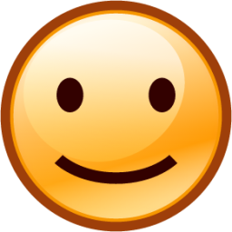 slightly smiling face (smiley) emoji