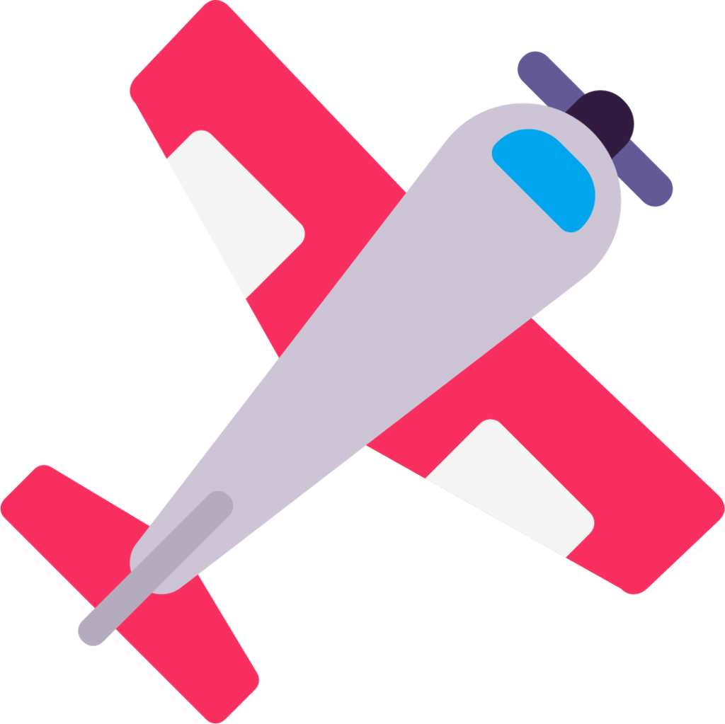 small airplane emoji