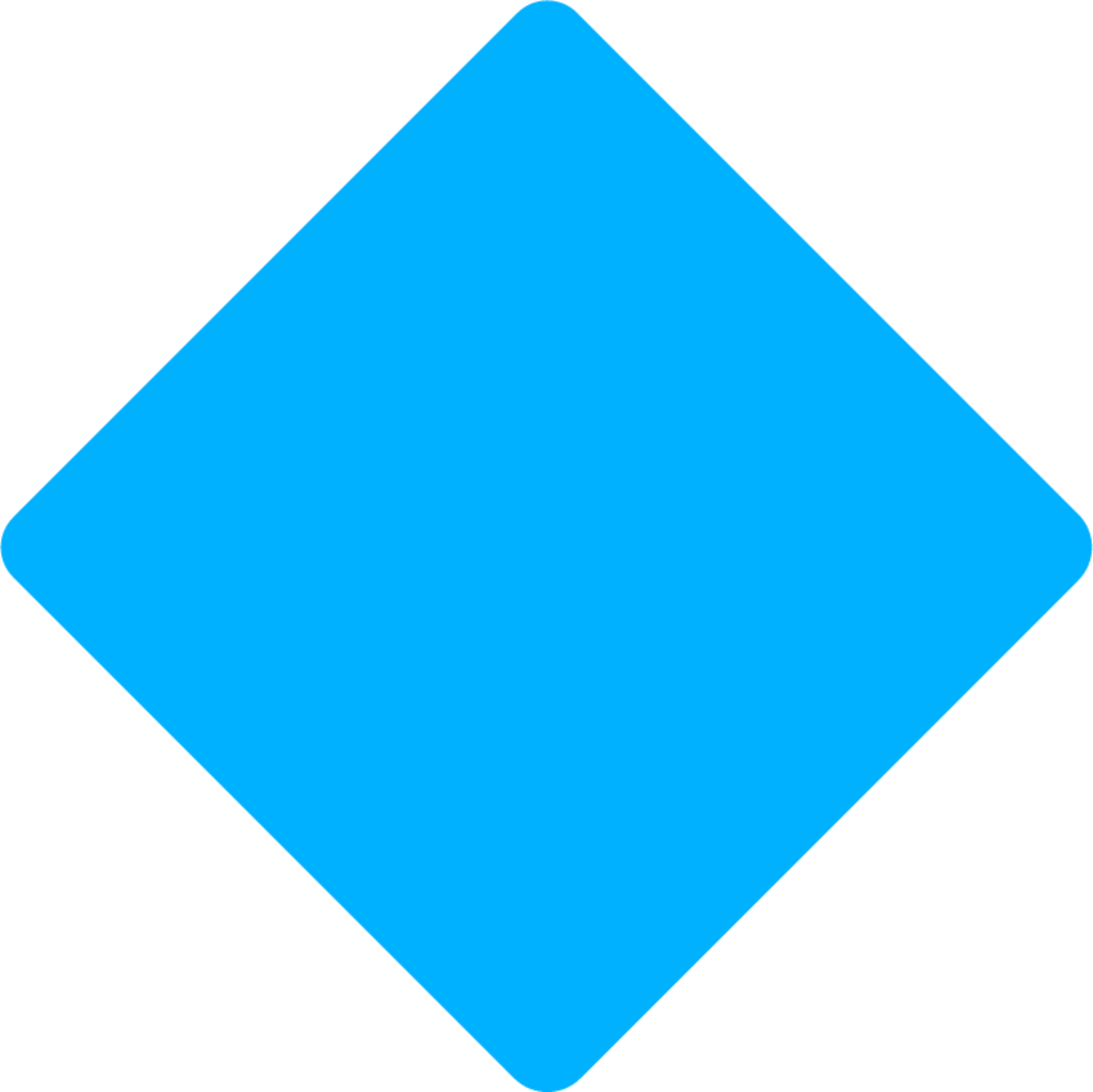 small blue diamond emoji