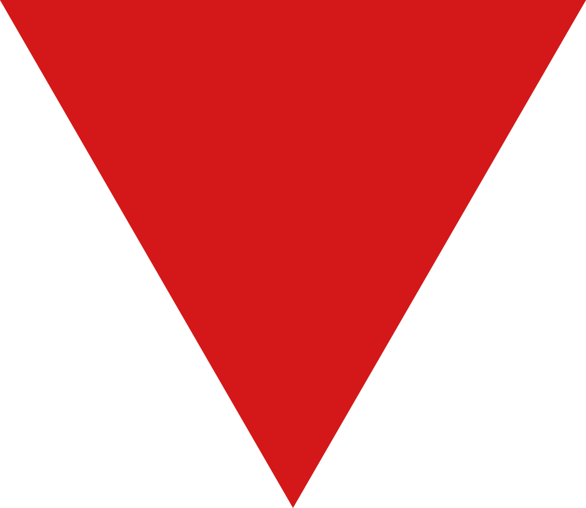 small red triangle down emoji