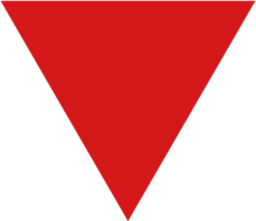 small red triangle down emoji