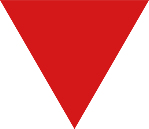 small red triangle down emoji