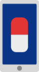 smart phone pills icon
