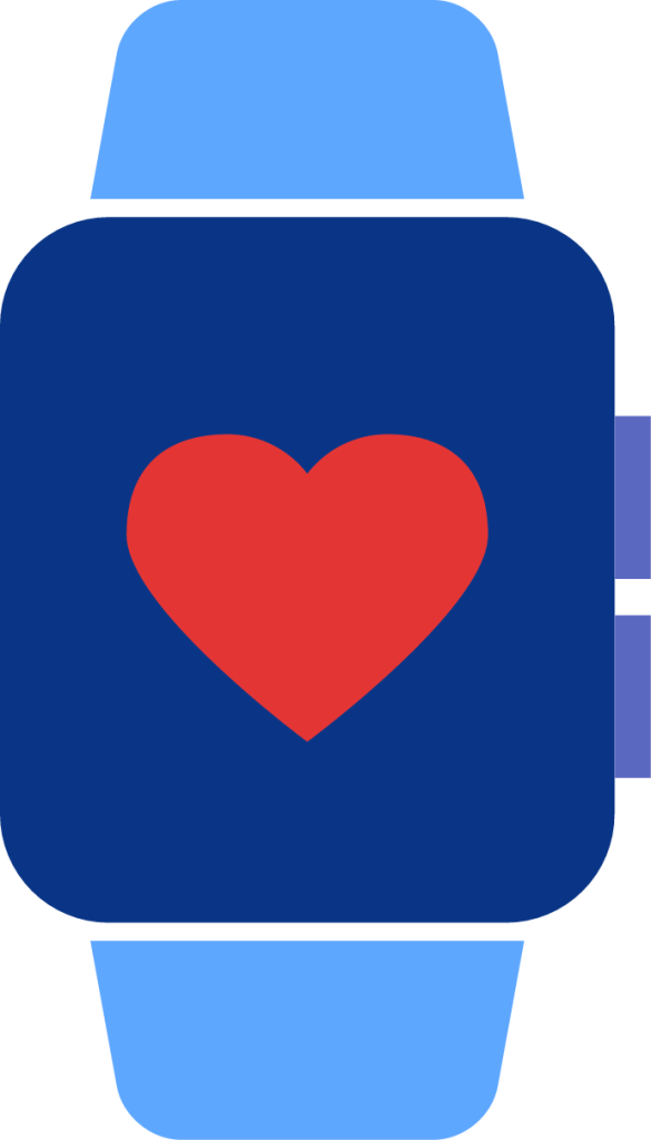 smart watch heart icon