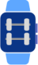 smart watch weights icon