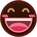 smile (black) emoji