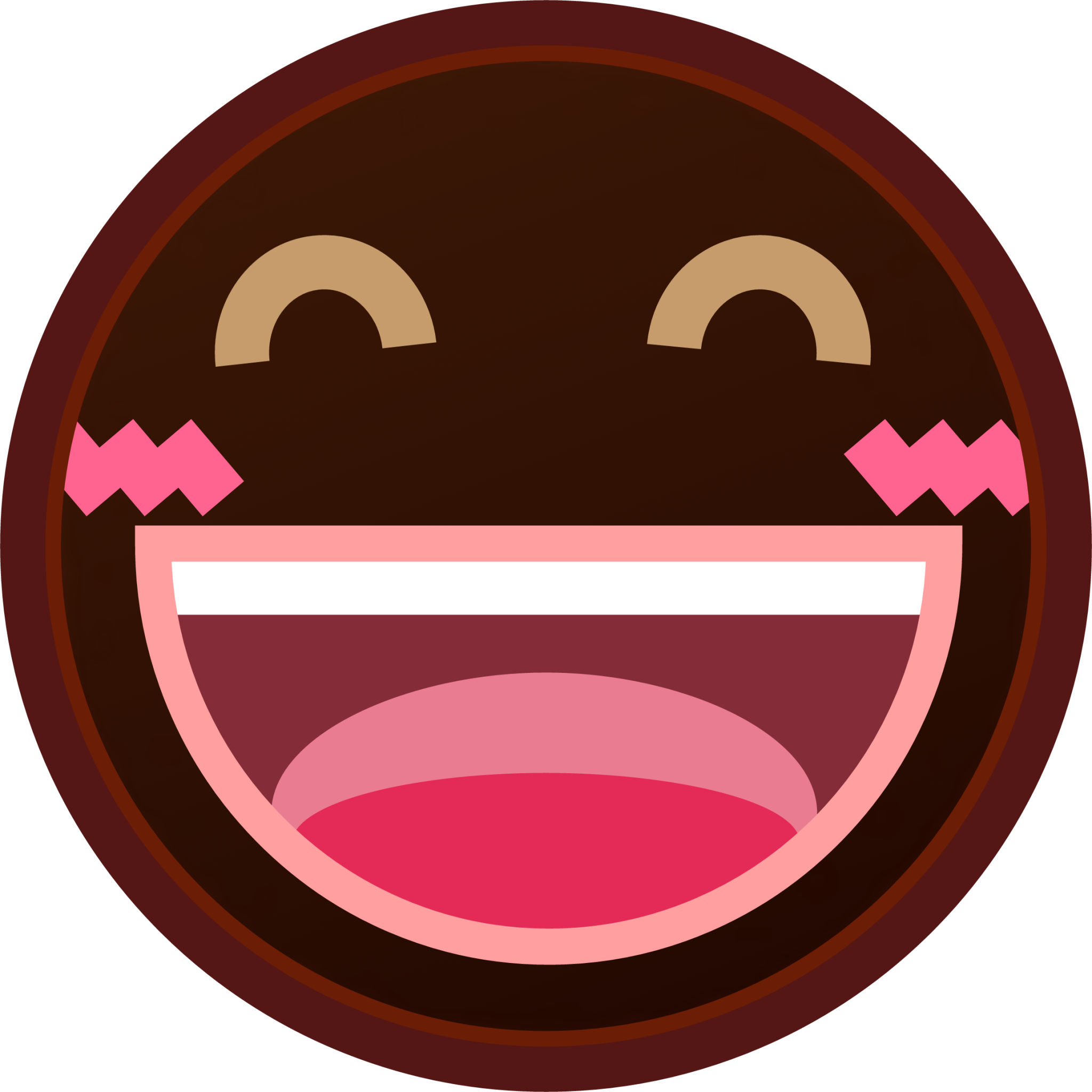 smile (black) emoji