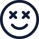 smile dizzy icon