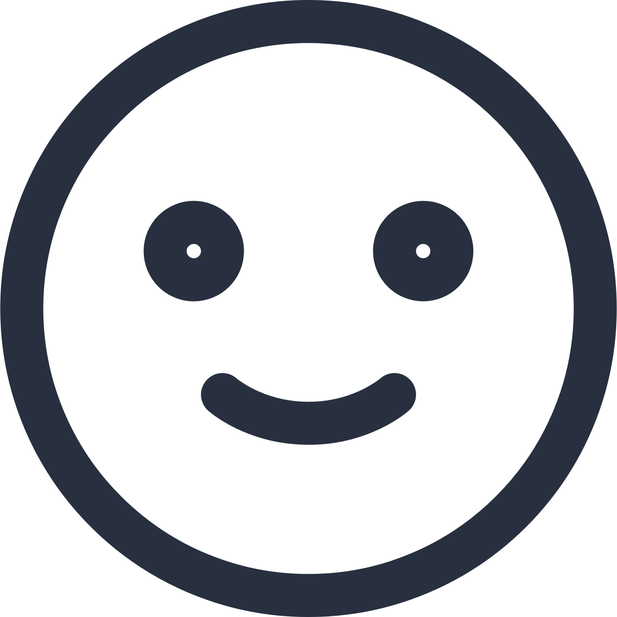 smile ellipse icon