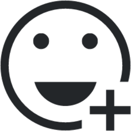 smiley add icon