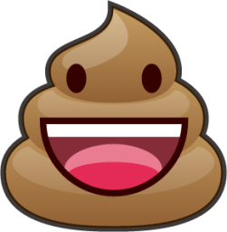 smiley (poop) emoji