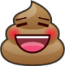 smiling face (poop) emoji