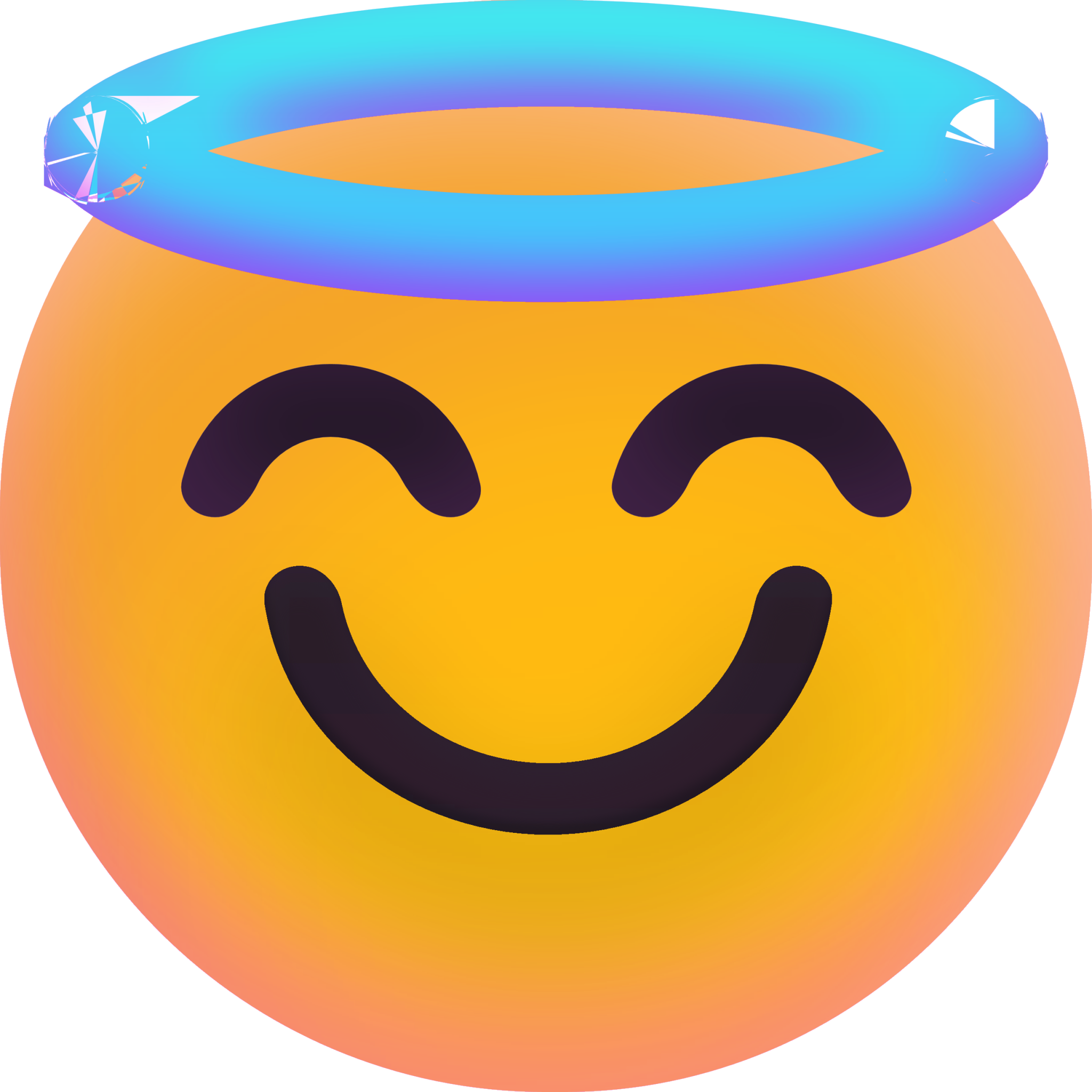 Smiling Face with Halo emoji