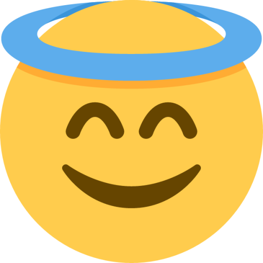 smiling face with halo emoji