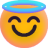 Smiling Face with Halo emoji