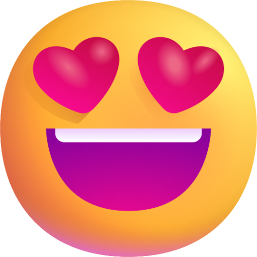 smiling face with heart-shaped eyes Emoji - Download for free – Iconduck