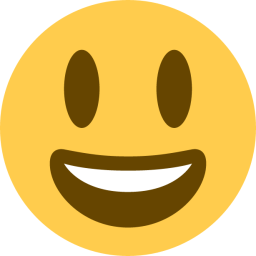 smiling face with open mouth emoji