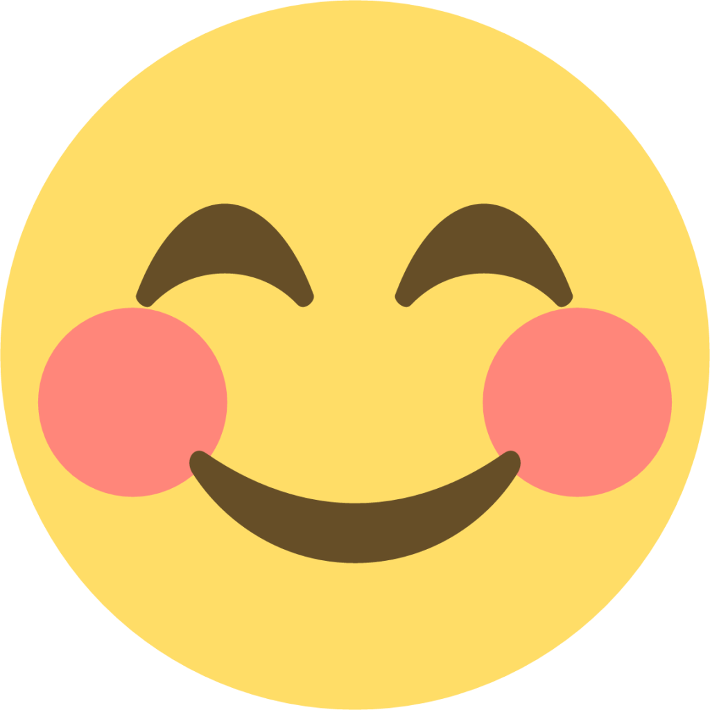smiling face with smiling eyes emoji