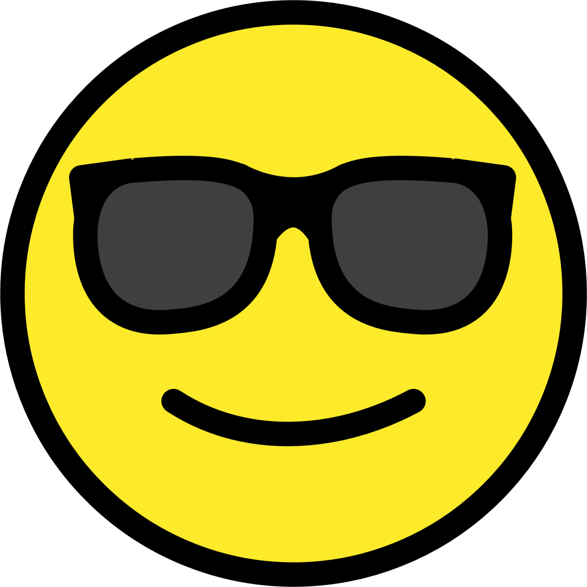 sunglasses smiley face png