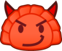 smiling imp (dumpling) emoji