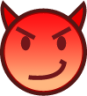 smiling imp (plain) emoji