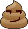 smirk (poop) emoji