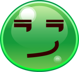 smirk (slime) emoji