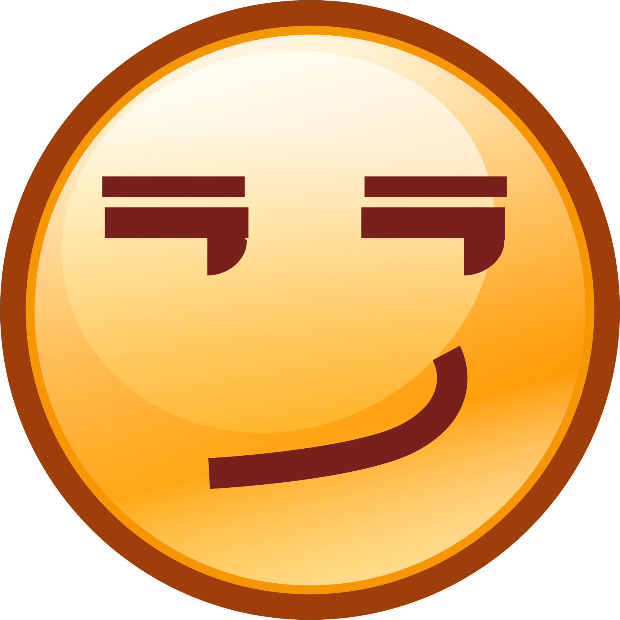 smirk (smiley) emoji