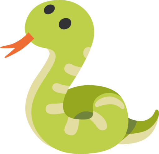 Open - Google Snake Emoji, png, transparent png