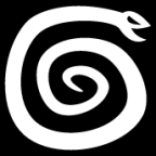 snake spiral icon