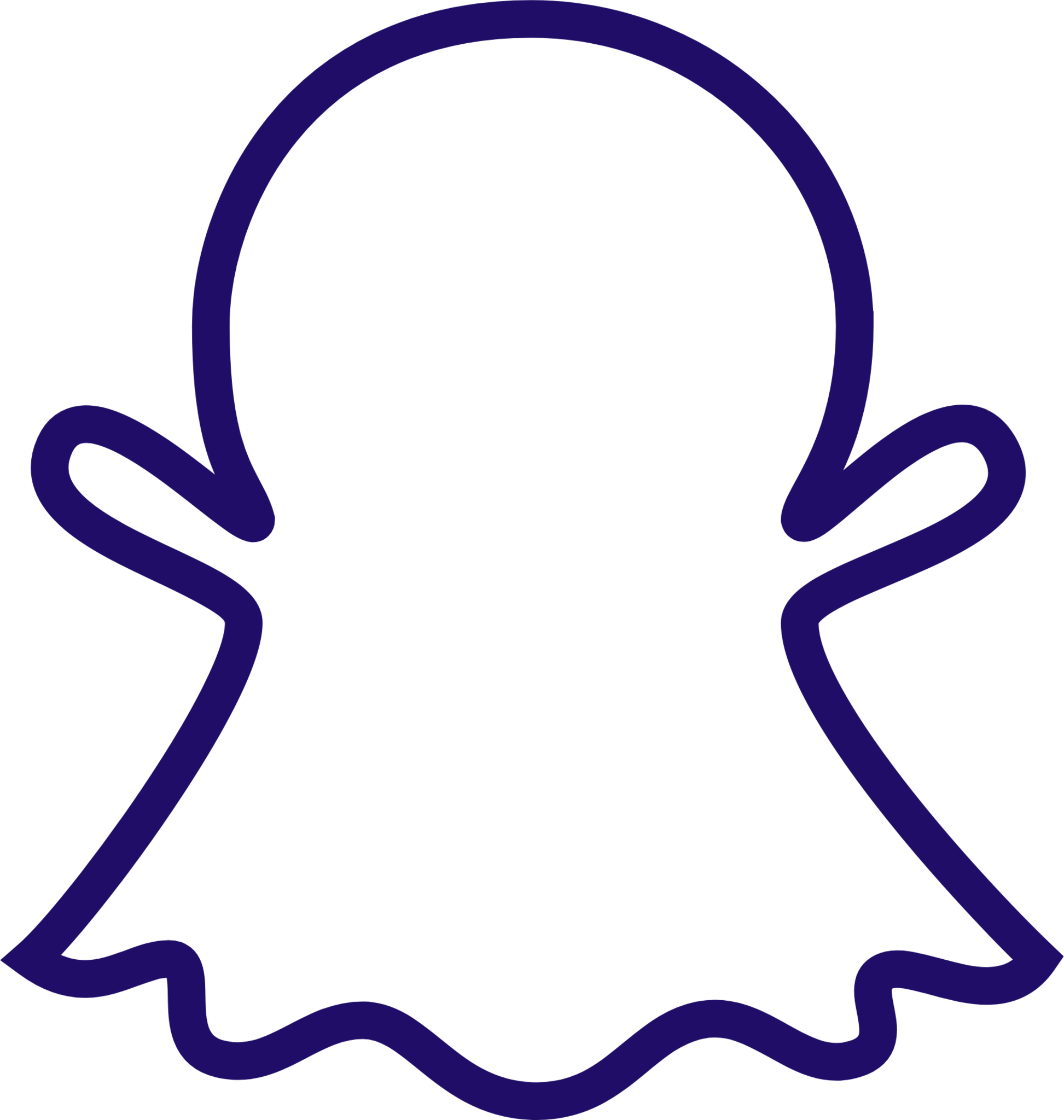 snapchat transparent logo