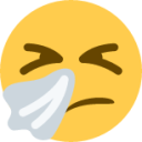 sneezing face emoji