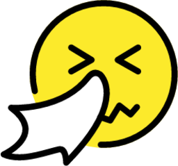 sneezing face emoji