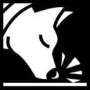 sniffing dog icon