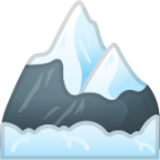 snow-capped mountain emoji