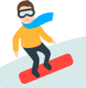 snowboarder emoji