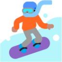 snowboarder medium emoji