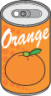 soda can orange icon