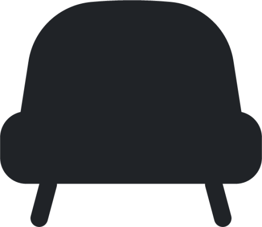 sofa (rounded filled) icon