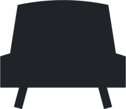 sofa (sharp filled) icon