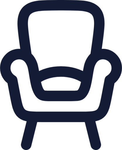 sofa single icon