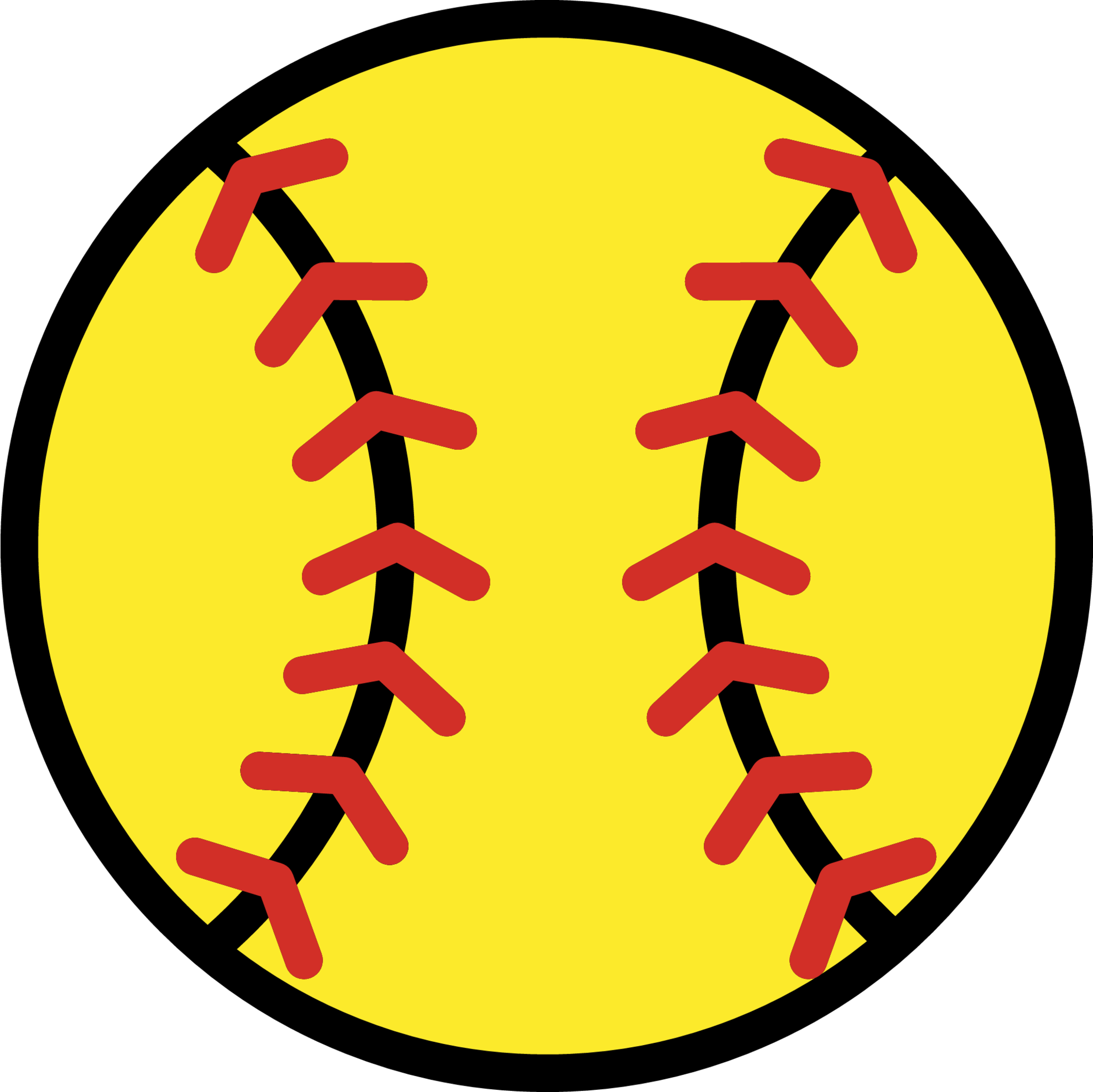 softball emoji