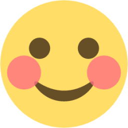solid smiling face emoji