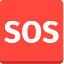 SOS button emoji