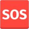 SOS button emoji