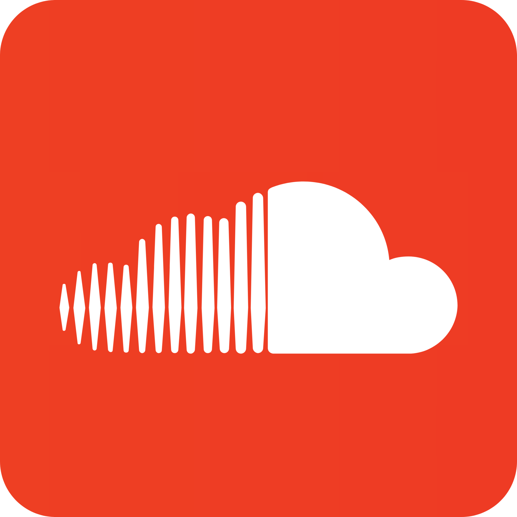 soundcloud rounded icon