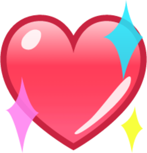 sparkling heart emoji