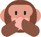 speak no evil monkey emoji
