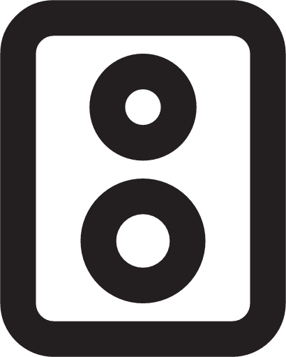 speaker outline icon