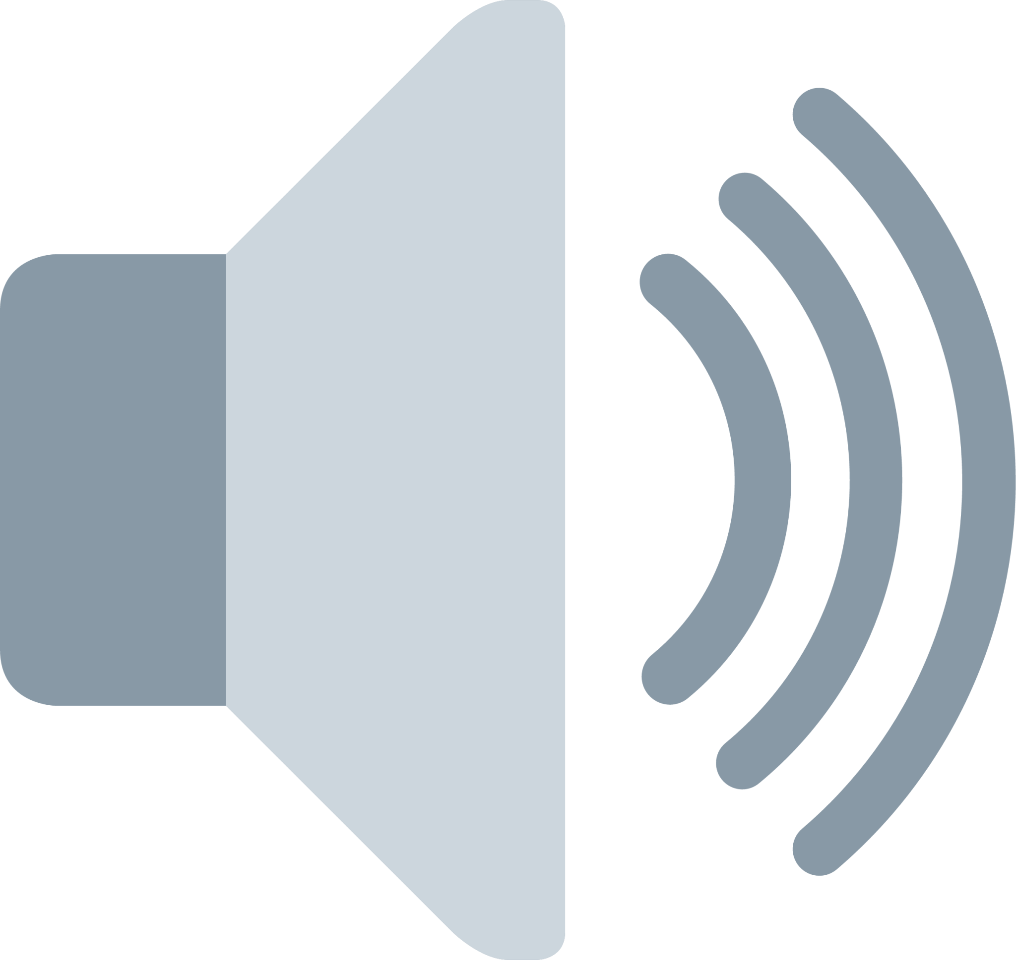 speaker with three sound waves emoji